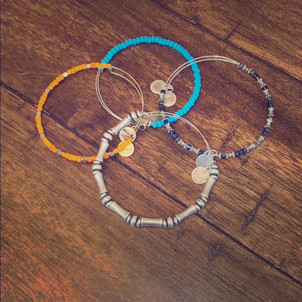4 Alex & Ani Bangles